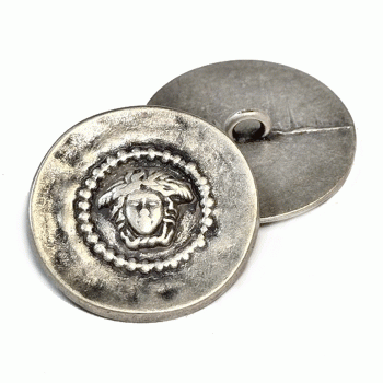 M-7941 - Metal Fashion Button, 1"