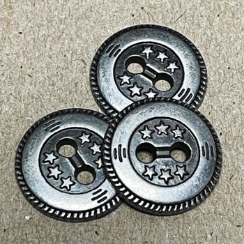 M-9886 Western Style Button, 11/16" - Sold by the Dozen