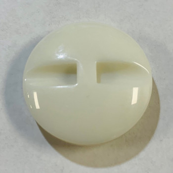 MLP-1713W Pearl and Gold CC Button with White Epoxy, 1-1/4"