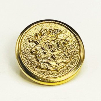 MTL-009G Gold Metal Blazer Button, 3 Sizes
