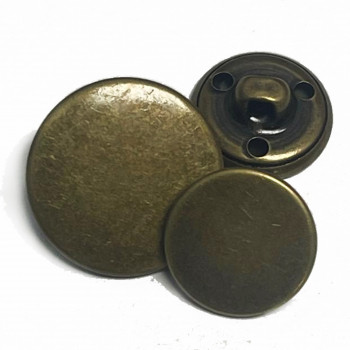 MTL-14  Antique Brass Blazer and Jacket Button, 2 Sizes