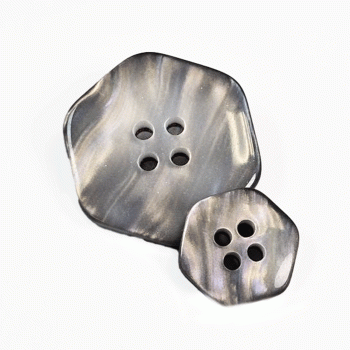 P-0314 - Smoke Mother-of-Pearl Look Fashion Button, 4 Sizes - Sold by the Dozen P-0314 - Smoke Mother-of-Pearl Look Fashion Button, 4 Sizes - Sold by the Dozen