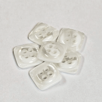 SP-553 Square Shirt Button,2 sizes  Priced per Dozen 