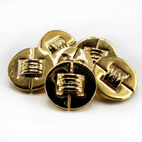 17-551 Gold St.  John Logo Buttons, 3/4" - Replacement Set of 6