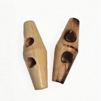 TG-102B  Wood Toggle, 1-1/2" - available in 2 colors