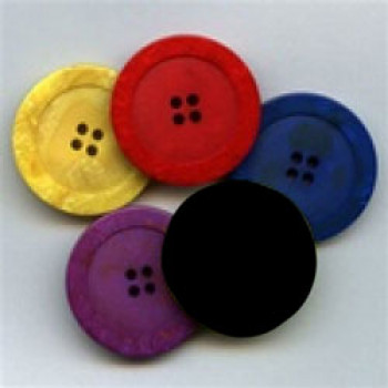 1187-Marbled Button - 4 Colors, 6 Sizes