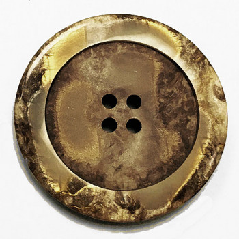1187-Tan Marbled Button, 5 Sizes