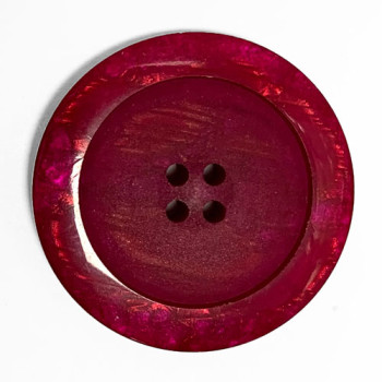 1187-Fuchsia Marbled Button, 2 Sizes