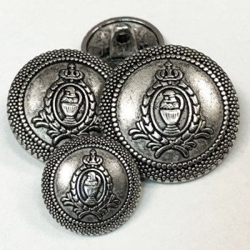 17-140 Antique Silver Blazer Button - 3 Sizes 17-140 Antique Silver Blazer Button - 3 Sizes