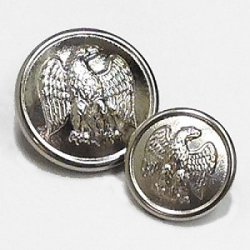 29933 Silver Blazer Button - 2 Sizes