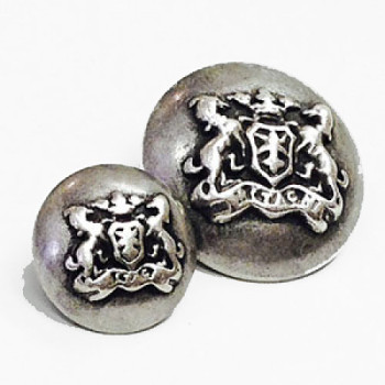 310350 Antique Silver Button - 2 Sizes