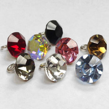 4001 Czech Rhinestones with Shank (8 Colors)