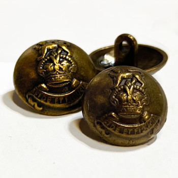 4072 Antique Brass Crest Button - 2 Sizes
