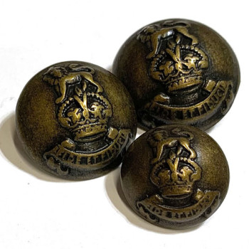 4072A - Old Antique Brass Coat Button - 3 Sizes