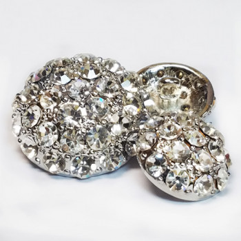 9182A-Gold or Silver Base - Swarovski Stones (4 Sizes, 3 Base Colors)