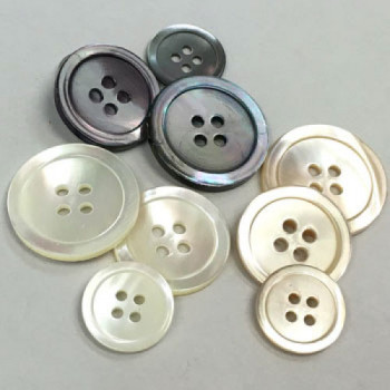 ATR-17 Trocas Shell, Suit and Sport Coat Button - 3 Colors, 5 Sizes 