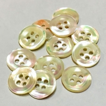 12 Yellow Colored 4 Hole Buttons for Coats Sewing Crafts