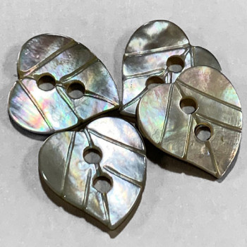 Agoya Shell Leaf Button Agoya Shell Leaf Button