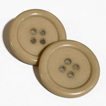 BB-880 Large Tan 4-Hole Button, Priced by the Dozen (SAVE WHEN BUYING 12 DOZEN OR MORE)
