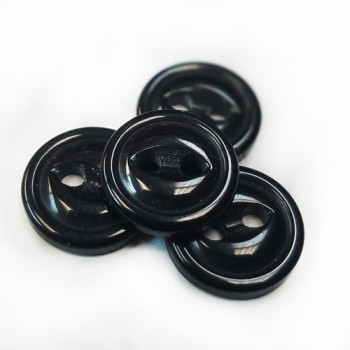 BBR-23-D Black Fisheye Button, Priced by the Dozen BBR-23-D Black Fisheye Button, Priced by the Dozen