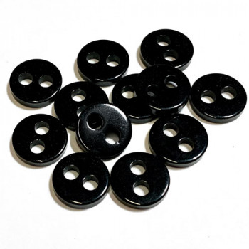 BC-003-D Black Stay Button, 12mm - Priced by the Dozen