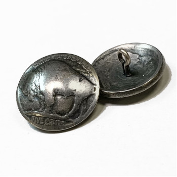 BFM-10  Genuine Buffalo Nickel Button 