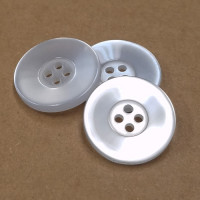 BL-150 Four-Hole, Lab Coat Button, 2 Sizes - Priced per Dozen