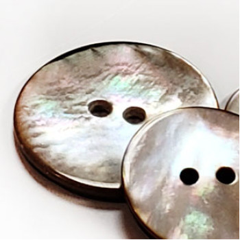 BR-35 Brown MOP Shell Button, 1"