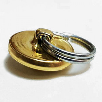BTR-01- Zinc, 1/2 inch Button Rings -- Sold by the Dozen 
