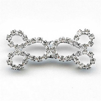 C-1352  Crystal Rhinestone Fastener, 1-1/2"