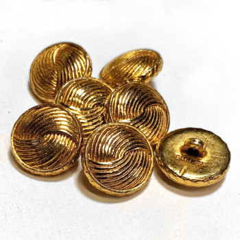 CC-400  Vintage Chanel Gold Buttons, 15.5mm - Set of 7 