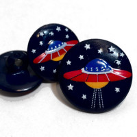 CH-261 Flying Saucer Button - 2 Sizes
