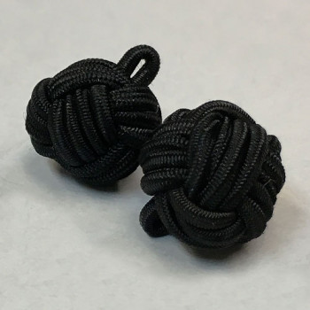 CK-01-Hand-Braided Knot Button - 11.5mm