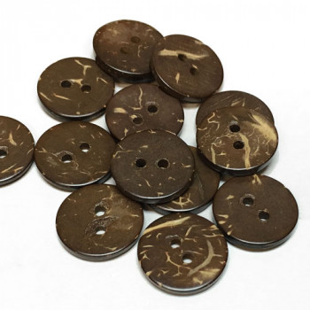 CO-105-D Coconut Button, 5/8" - Priced by the Dozen