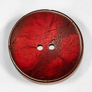 CO-32 XL - Extra Large, Red Coconut Button, 2-1/2"