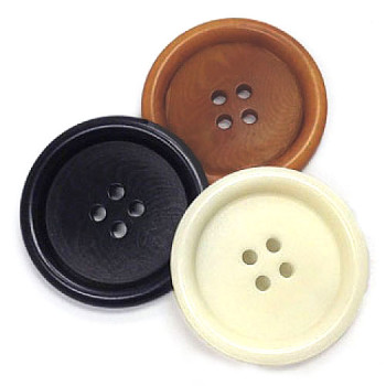 CZ-45 Genuine Corozo Button, 3 Colors - 5 Sizes