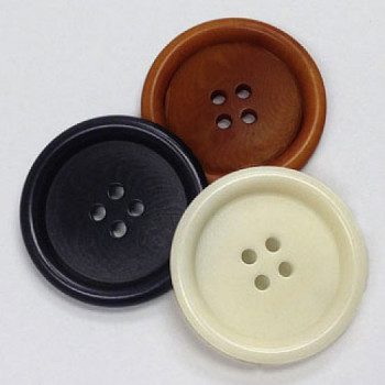 CZ-45 Genuine Corozo Button in 3 Colors, 5 Sizes