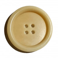 CZ-45A Genuine Corozo Button in Dark Natural, 1-1/8" Only