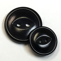 CZ-49 - Black Corozo Button - 3 Sizes