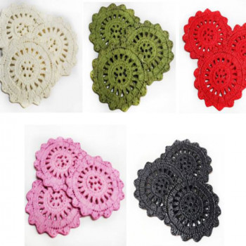 DB-1012 - Crochet-Look Button, Sold in Sets of 3 (Black Only) DB-1012 - Crochet-Look Button, Sold in Sets of 3 (Black Only)