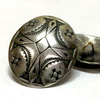 DM-19 Concho Style Metal Button DM-19 Concho Style Metal Button