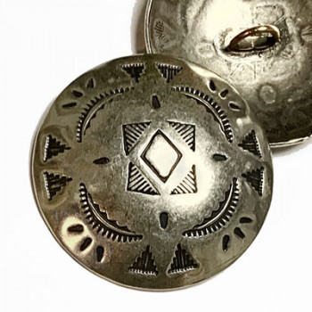 DM-30 Concho Style Metal Button, 37mm
