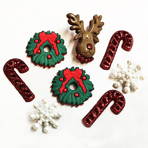 JJ-0266 Christmas Buttons