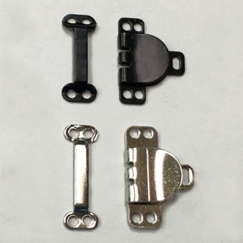 FSN-03  Prym Dritz Skirt or Pant Hook and Eye - Black or Silver, Sold by the Dozen 