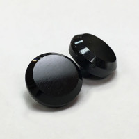 G-5360 Petite Black Glass Button