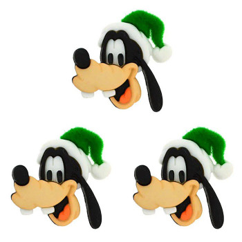 JJ-12072 Goofy Holiday Buttons by Disney 