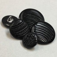 H-1285- Fashion Button with Shank, 6 Sizes
