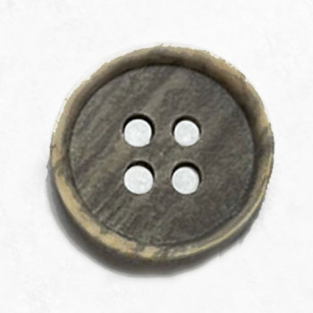 HN-310 Grey Sport Shirt Button - 11.5mm, Priced per Dozen