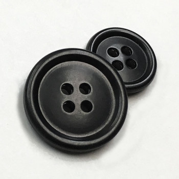 HN-301 Satin Black Suit Button - 2 Sizes 