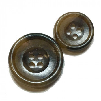 HNY-130  Brown Suit Button - 2 Sizes